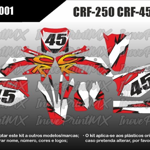 Honda CRF-250 CRF-450 04 - 09