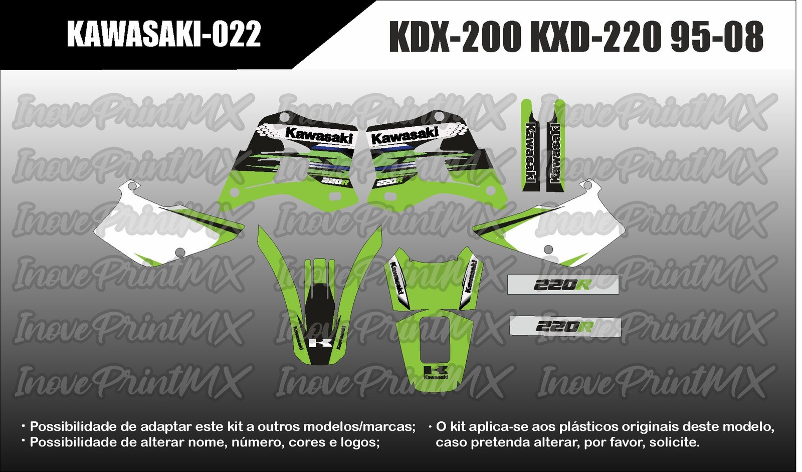 Kawasaki KDX-200 KDX-220 95 - 08