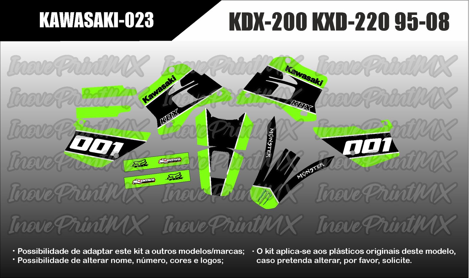 Kawasaki KDX-200 KDX-220 95 - 08