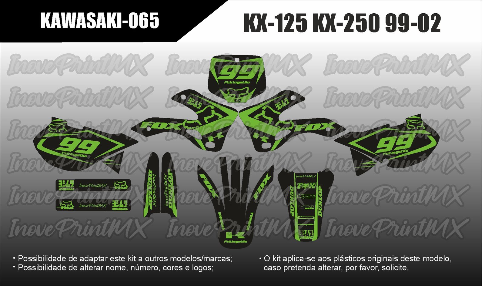 Kawasaki KX-125 KX-250 99 - 02