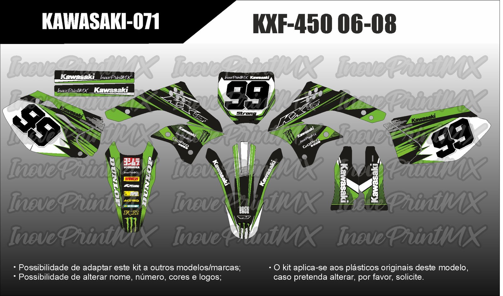 Kawasaki KXF-450 06 - 08