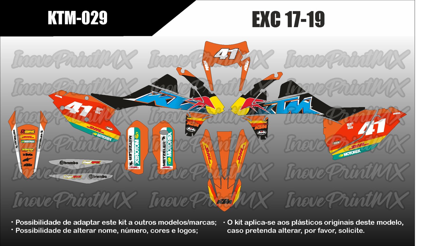 KTM EXC 17 - 19