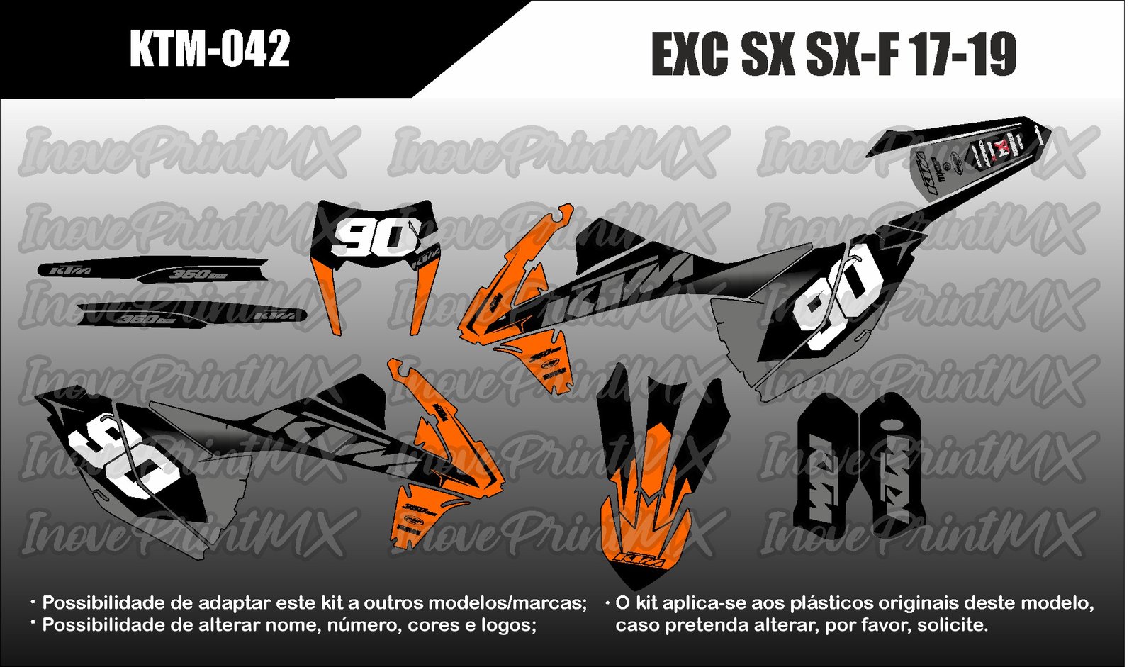 KTM EXC 17 - 19