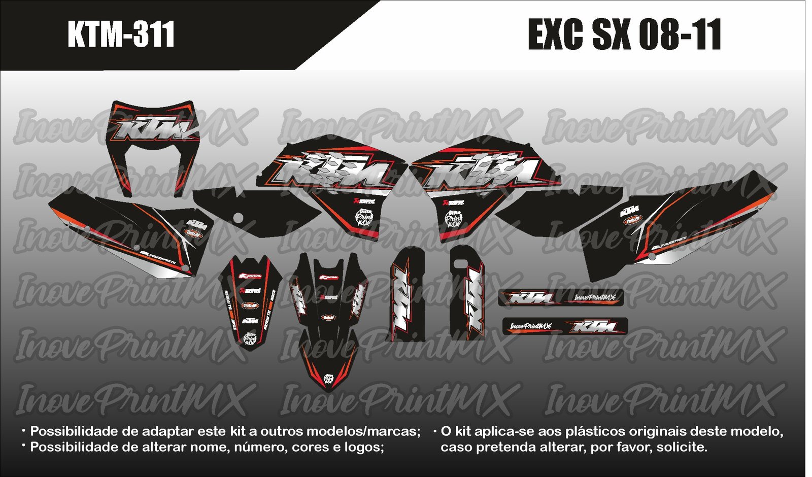 KTM EXC EXC-F SX SX-F 08 - 11
