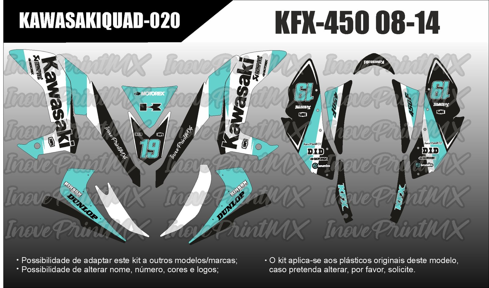 Quadriciclos KFX-450 08 - 14