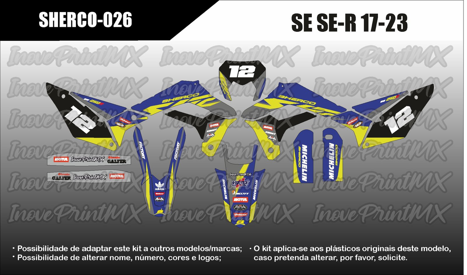 Sherco SE SE-R SE-F 17 - 23