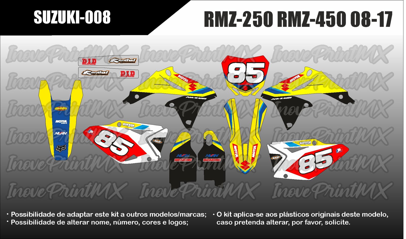 Suzuki RMZ-250 RMZ-450 08 - 17