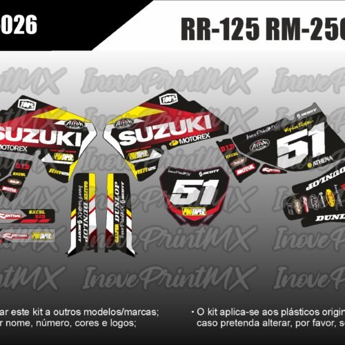 Suzuki RM-125 RM-250 93 - 95