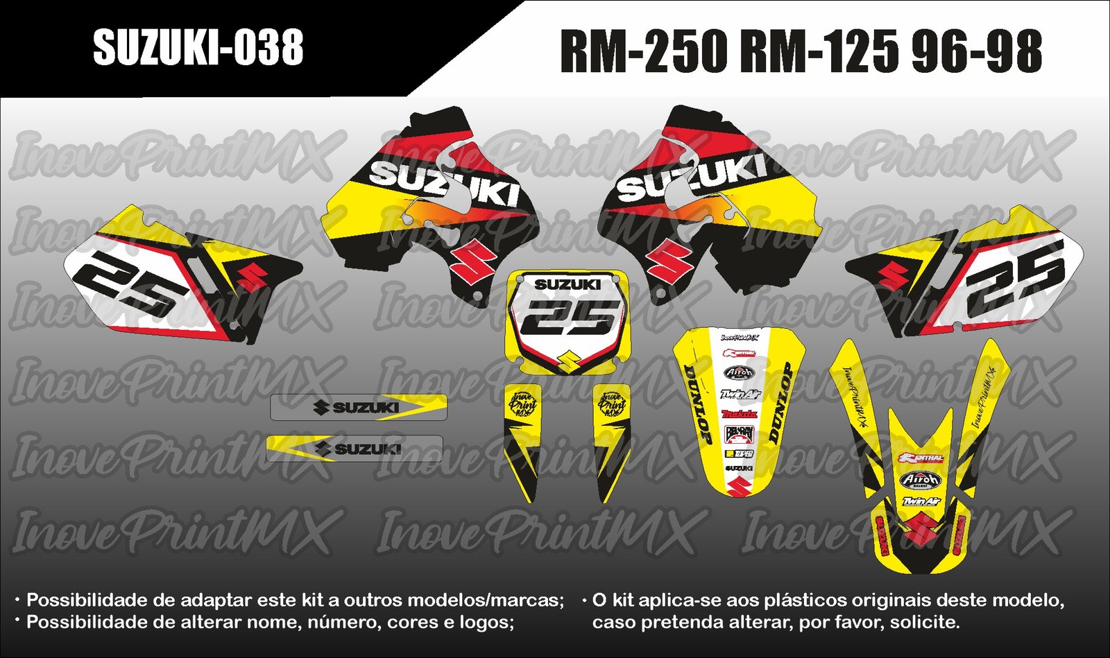 Suzuki RM-125 RM-250 96 - 98