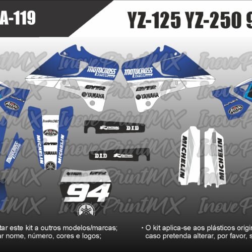 Yamaha YZ-125 YZ-250 96 - 01