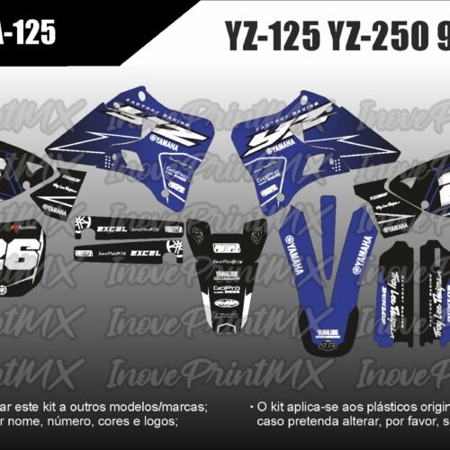 Yamaha YZ-125 YZ-250 96 - 01