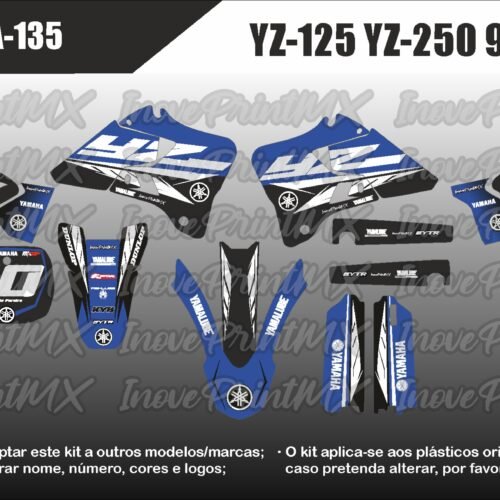 Yamaha YZ-125 YZ-250 96 - 01