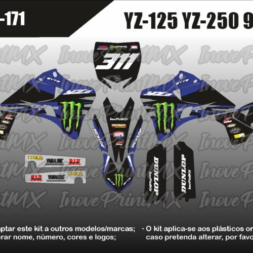 Yamaha YZ-125 YZ-250 96 - 1,