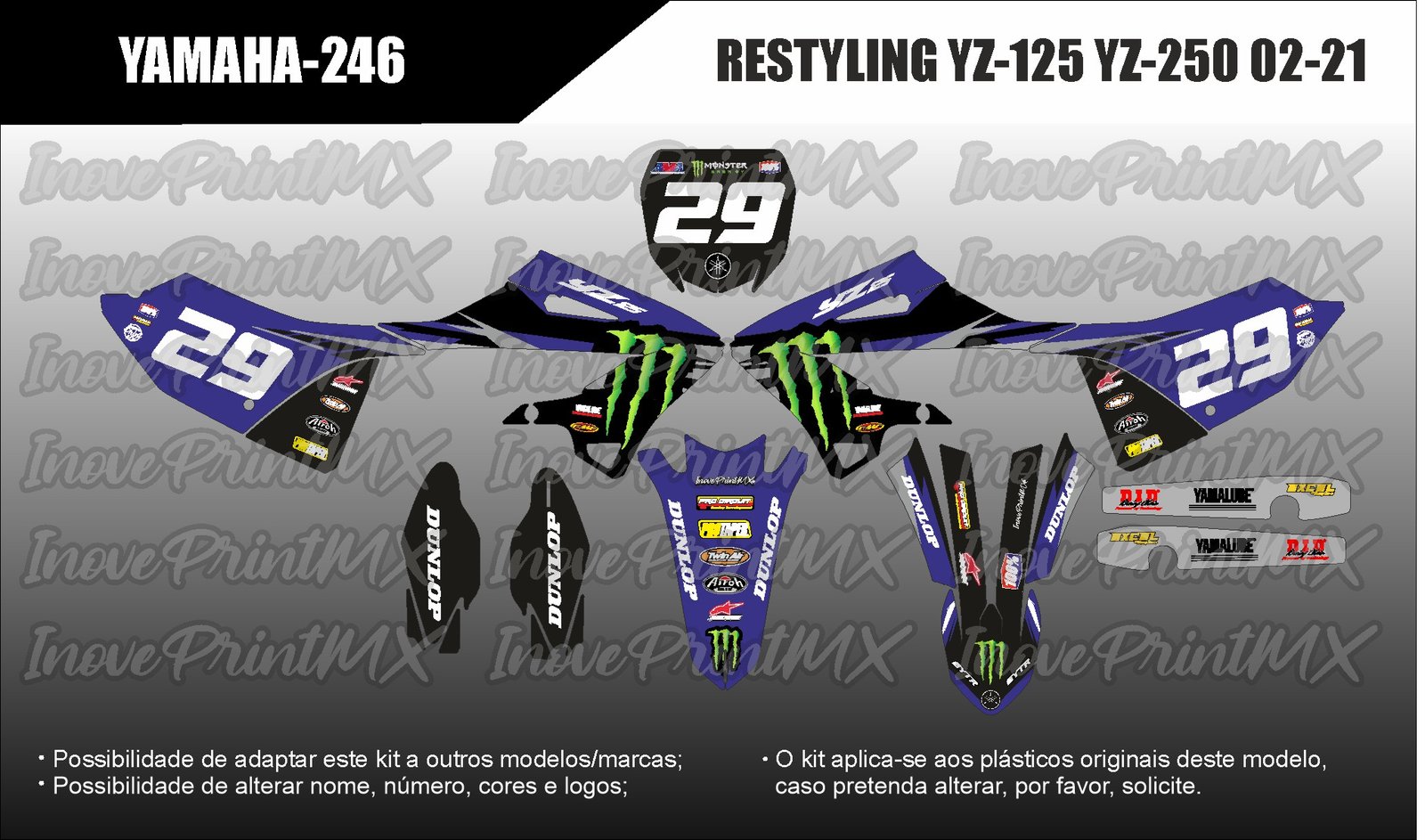 Yamaha YZ-125-Restyle YZ-250-Restyle YZ-125 YZ-250 02 - 24